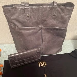 Lowest price⭐️⭐️⭐️⭐️ Frye Melissa Tote in carbon grey